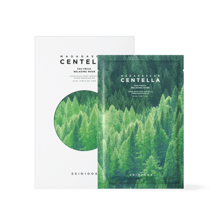 Skin1004 Madagascar Centella Tea - Trica Relaxing Mask - 2 Size - Komiko Beauty