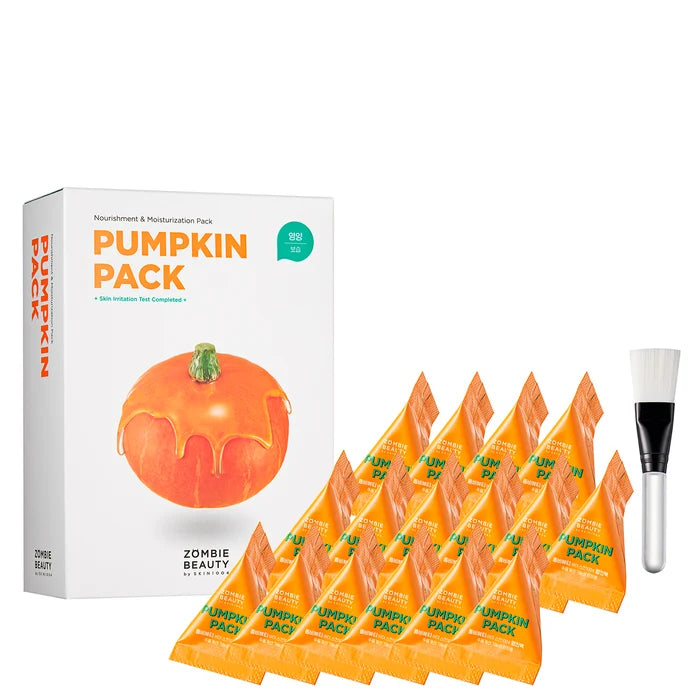 SKIN1004 nourishment & moisturization pack pumpkin pack + skin irration test completed + zombie beauty