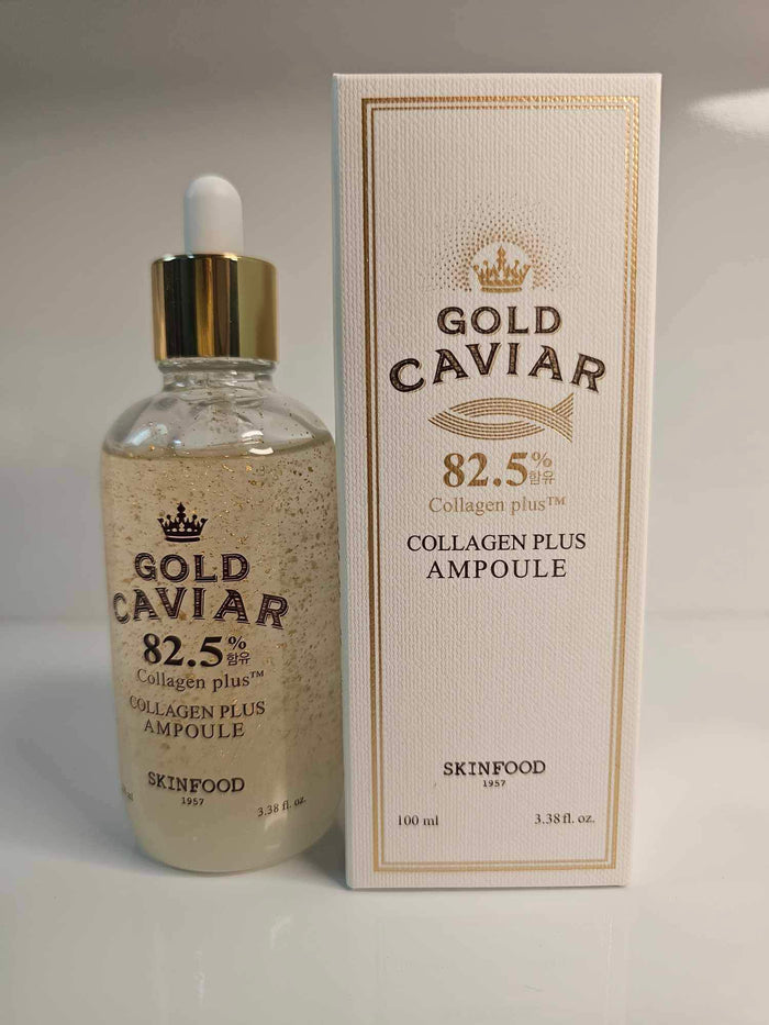 SKINFOOD Gold Caviar Collagen Plus Ampoule سيروم الكافيار والكولاجين للبشرة من سكنفود