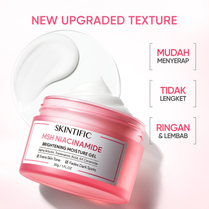 SKINTIFIC Niacinamide whitening moisturizer for face anti dark spot remover brightening skincare 30g