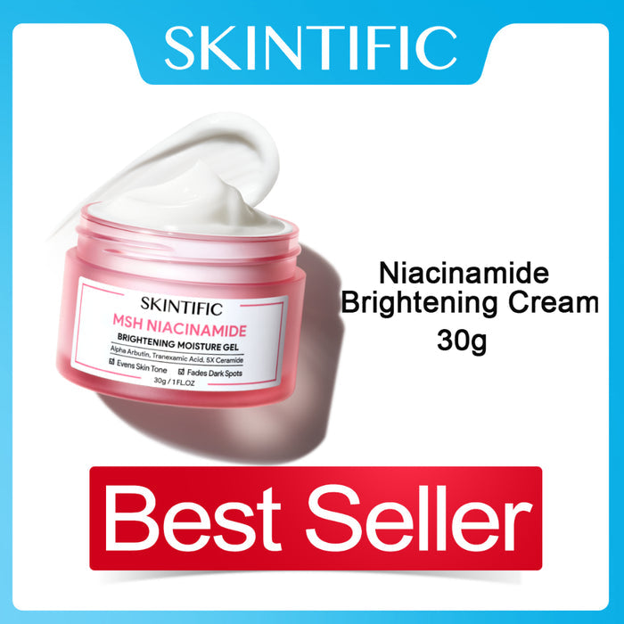 SKINTIFIC Niacinamide whitening moisturizer for face anti dark spot remover brightening skincare 30g