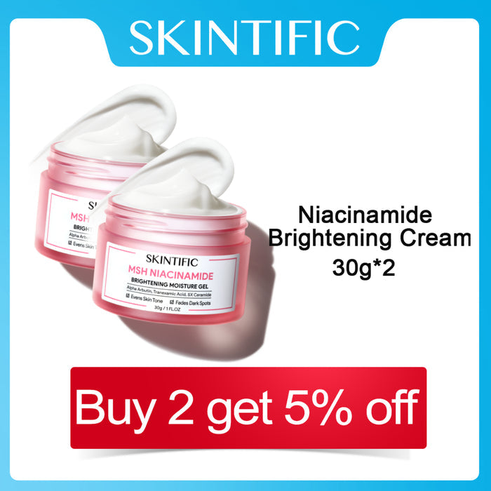 SKINTIFIC Niacinamide whitening moisturizer for face anti dark spot remover brightening skincare 30g