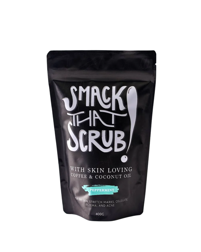 Smack That Scrub Coffee & Coconut Oil Peppermint Body Scrub 300g