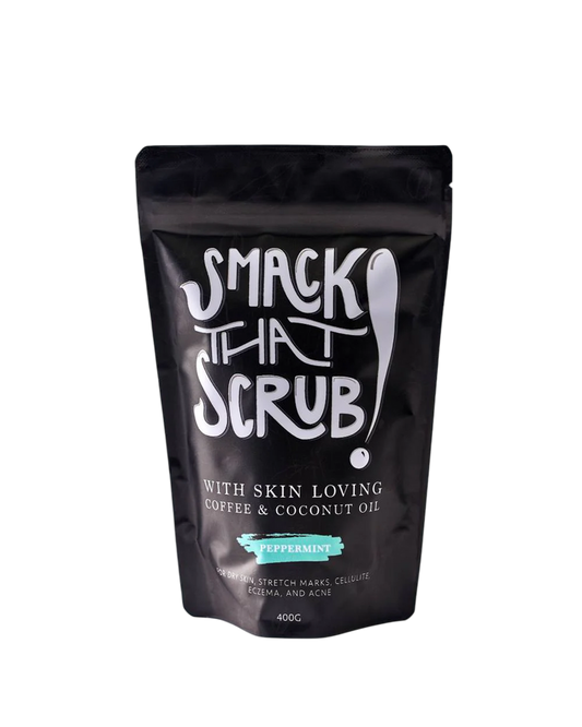 Smack That Scrub Coffee & Coconut Oil Peppermint Body Scrub 300g