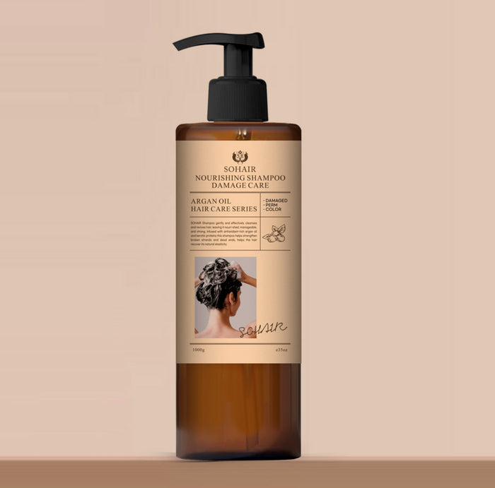 SOHAIR Nourishing Shampoo Damage Care Argan Oil Hair Care Series شامبو الشعر بزيت الاركان المغربي من سوهير