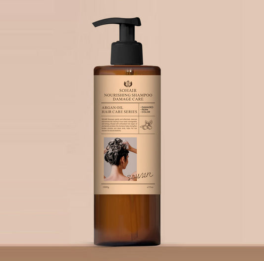 SOHAIR Nourishing Shampoo Damage Care Argan Oil Hair Care Series شامبو الشعر بزيت الاركان المغربي من سوهير