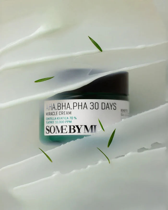 SOME BY MI AHA BHA PHA 30 Days Miracle Cream كريم البشرة المعجزة لتهدئة البشرة وعلاج الحبوب من سمباي مي