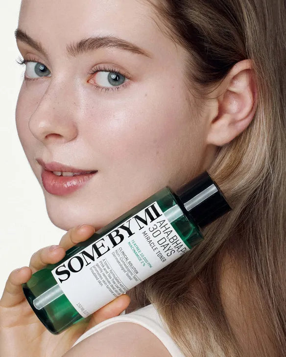 SOME BY MI AHA BHA PHA 30 Days Miracle Toner تونر البشرة المعجزة لعلاج الحبوب من سمباي مي