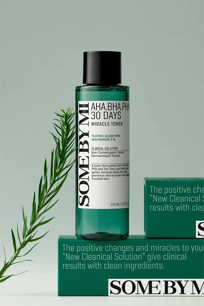 SOME BY MI AHA BHA PHA 30 Days Miracle Toner تونر البشرة المعجزة لعلاج الحبوب من سمباي مي