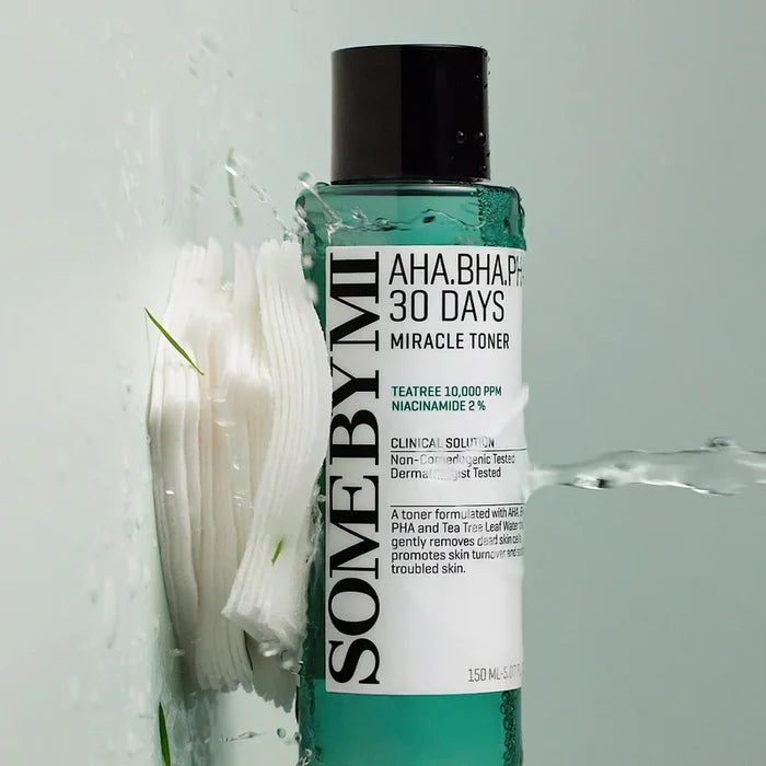 SOME BY MI AHA BHA PHA 30 Days Miracle Toner تونر البشرة المعجزة لعلاج الحبوب من سمباي مي