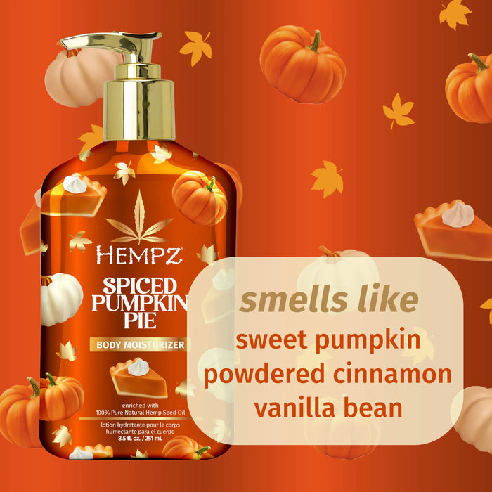 Spiced Pumpkin Pie Body Moisturizer (8.5oz) Hempz