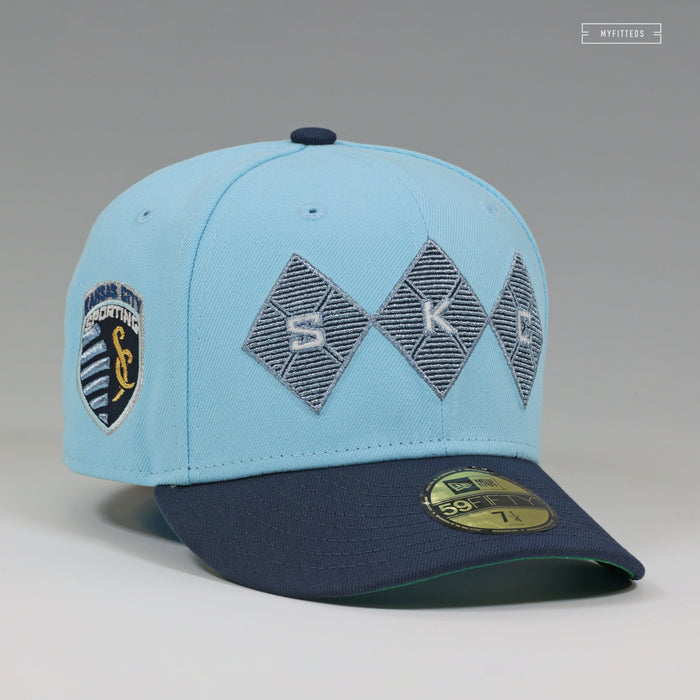 SPORTING KANSAS CITY DIAMONDS ARE FOREVER JERSEY INSPIRED NEW ERA FITTED CAP
