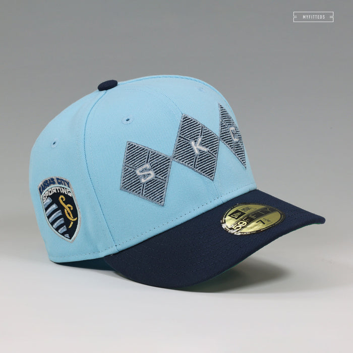SPORTING KANSAS CITY DIAMONDS ARE FOREVER JERSEY INSPIRED NEW ERA FITTED CAP