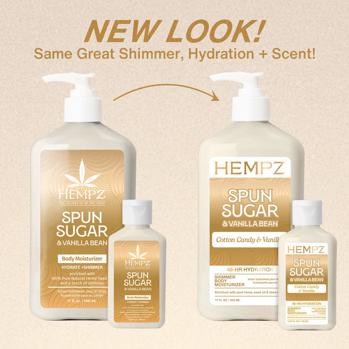 Spun Sugar & Vanilla Bean Moisturizing Body Lotion with Shimmer
