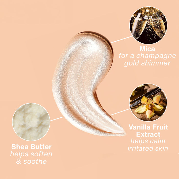 Spun Sugar & Vanilla Bean Moisturizing Body Lotion with Shimmer Hempz