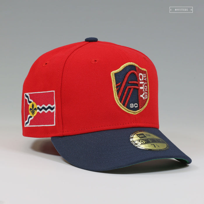 ST LOUIS CITY SOCCER CLUB FOR THE LOVE OF ST. LOUIS MLS NEW ERA FITTED CAP