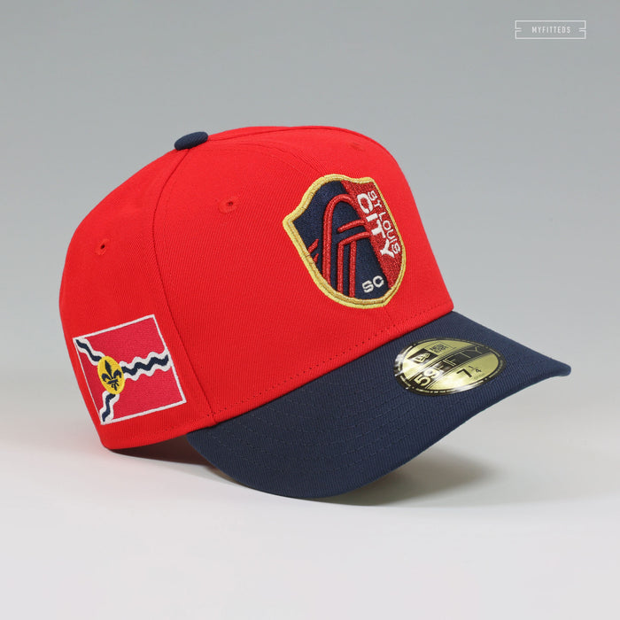 ST LOUIS CITY SOCCER CLUB FOR THE LOVE OF ST. LOUIS MLS NEW ERA FITTED CAP