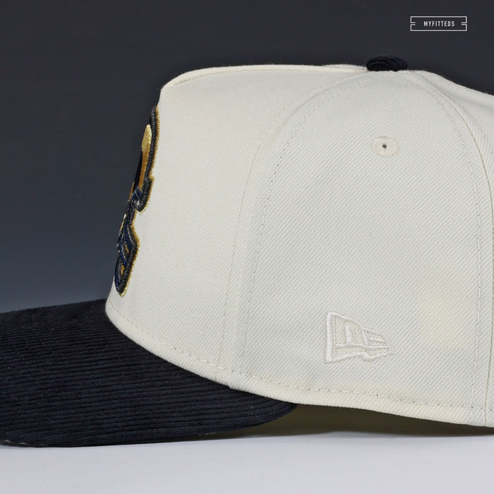 ST. LOUIS RAMS 10TH ANNIVERSARY 1997 NFL DRAFT OFF WHITE NEW ERA 9FIFTY A-FRAME SNAPBACK