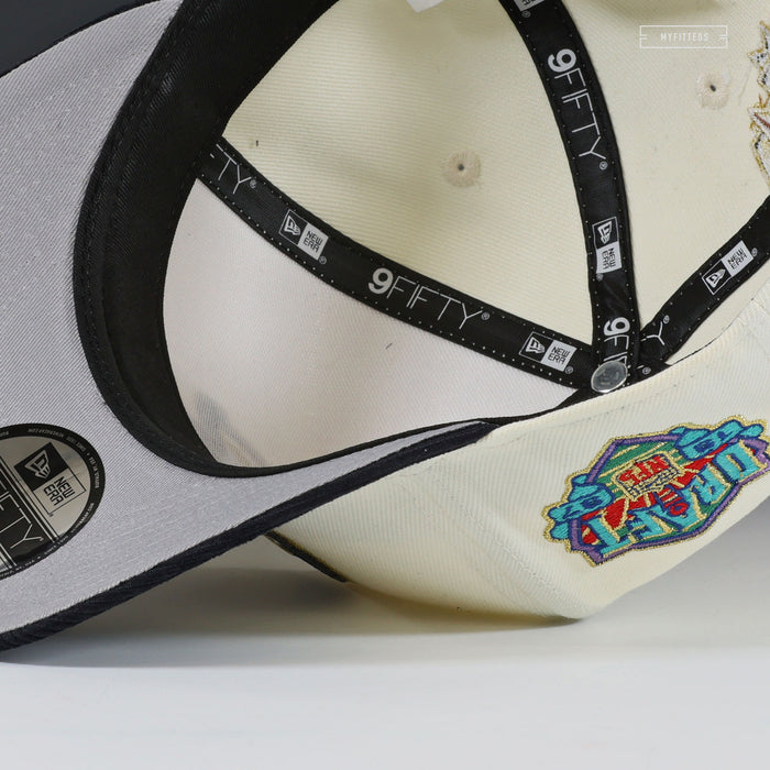 ST. LOUIS RAMS 10TH ANNIVERSARY 1997 NFL DRAFT OFF WHITE NEW ERA 9FIFTY A-FRAME SNAPBACK
