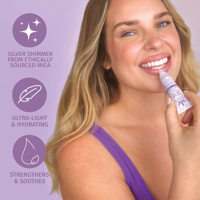 Hempz Star Dust Lip Gloss Leaves Skin shimmering thanks to Mica