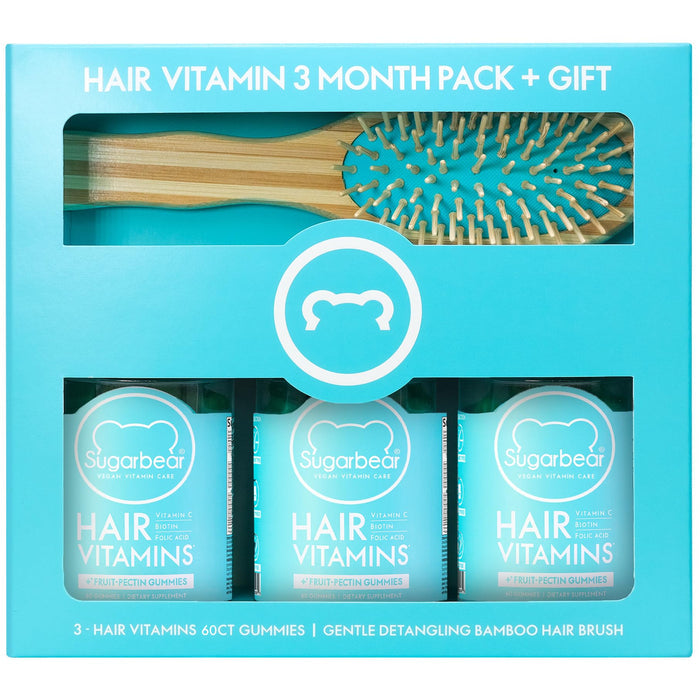 Sugarbear hair vitamins pack 3 pcs كورس كامل شوكر بير
