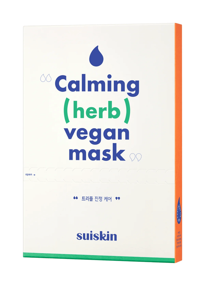 Suiskin Calming (herb) Vegan Mask box - Komiko Beauty