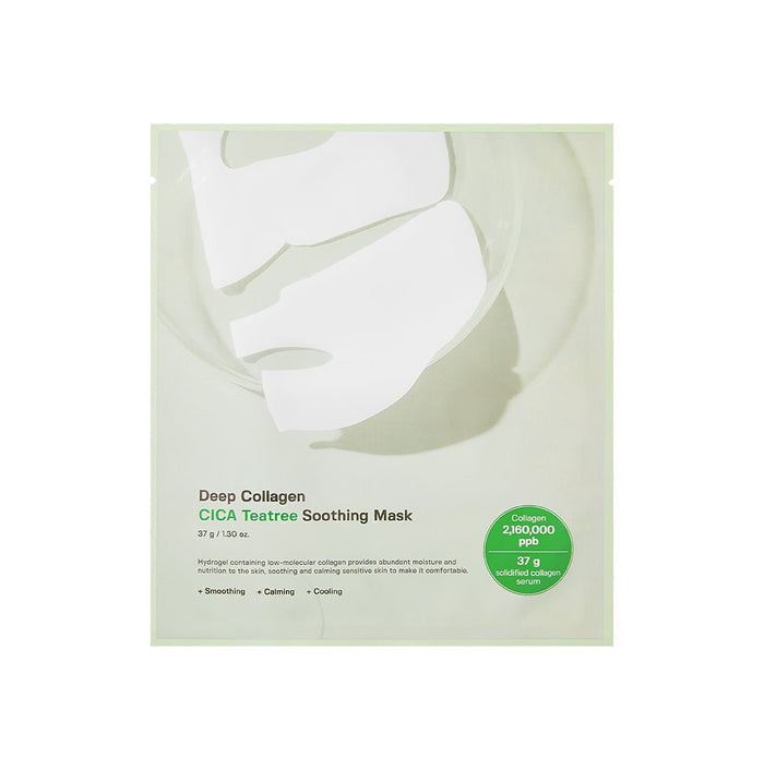 SUNGBOON EDITOR Deep Collagen Cica Teatree Soothing Mask 37g*4ea - Komiko Beauty