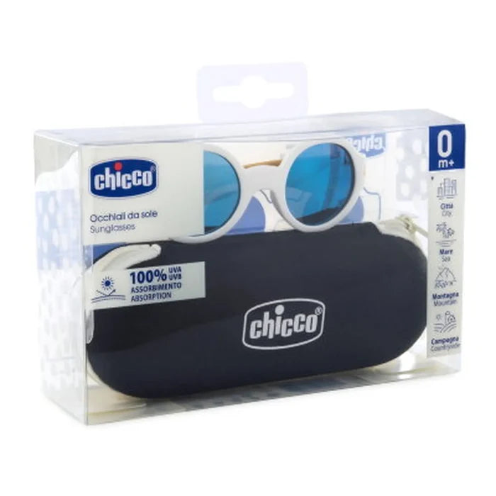 Sunglasses White Mirror Lenses 0 Months+