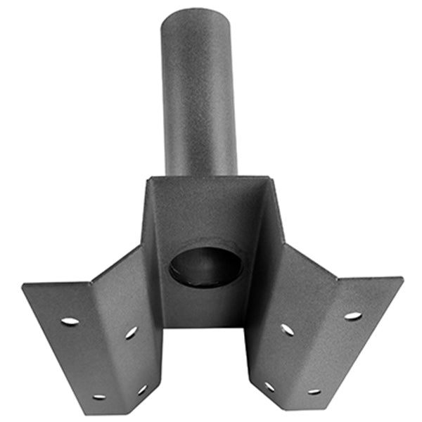Support mural pour Candélabre / Lampe de rue et parking – Diamètre tube 60mm - Couleur gris foncé