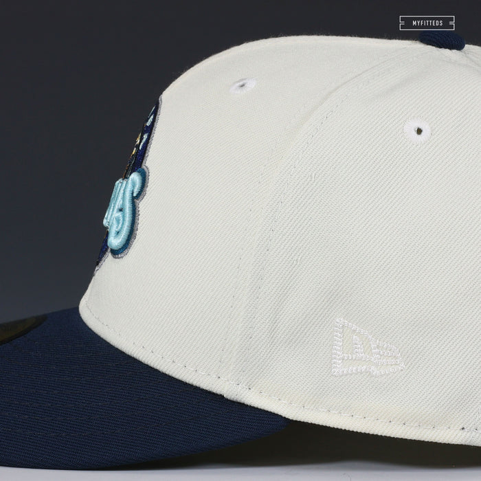 TAMPA TARPONS X NEW YORK YANKEES THE GOLDEN TARPON OFF WHITE NEW ERA FITTED CAP