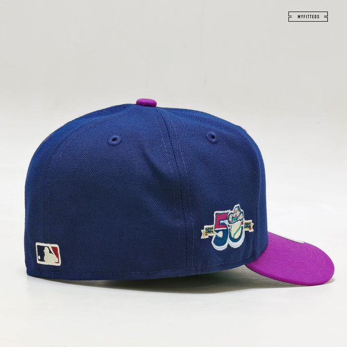 TEXAS RANGERS 50TH ANNIVERSARY "DEMON SLAYER TENGEN UZUI INSPIRED" NEW ERA FITTED CAP