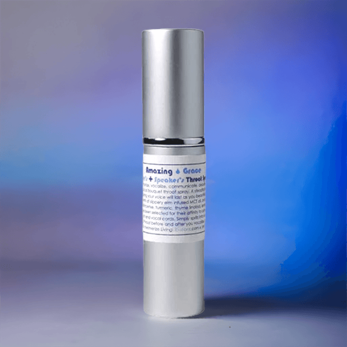 Throat Solacing Spray – Amazing Grace Singer’s + Speaker’s 5ml
