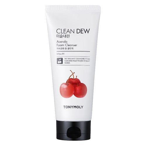 TONYMOLY Clean dew foam cleanser acerola غسول الوجه بالكرز الهندي