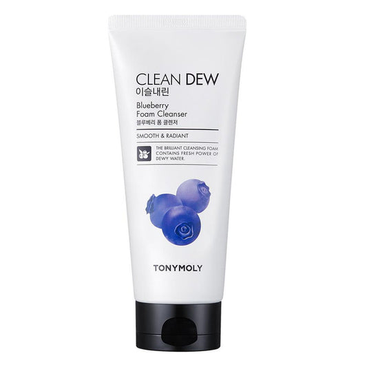 TONYMOLY Clean dew foam cleanser blueberry غسول الوجه بالبلوبيري
