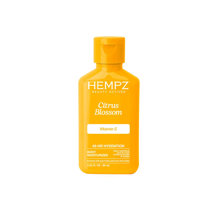 Hempz Travel-Size Beauty Actives Citrus Blossom Herbal Body Moisturizer with Brightening Vitamin C