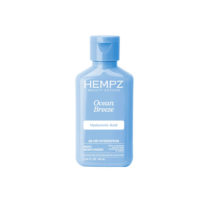 Hempz Travel-Size Beauty Actives Ocean Breeze Herbal Body Moisturizer with Hyaluronic Acid