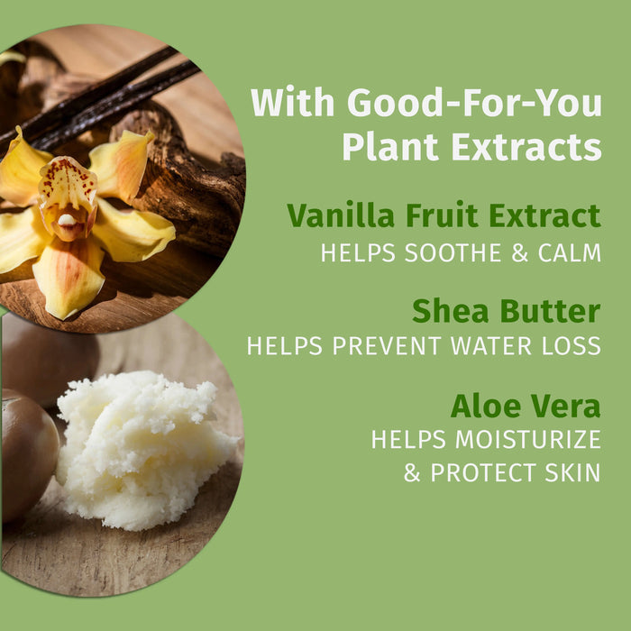 Hempz Vanilla Sugar Cookie Lotion with vanilla fruit extract, shea butter, & aloe vera