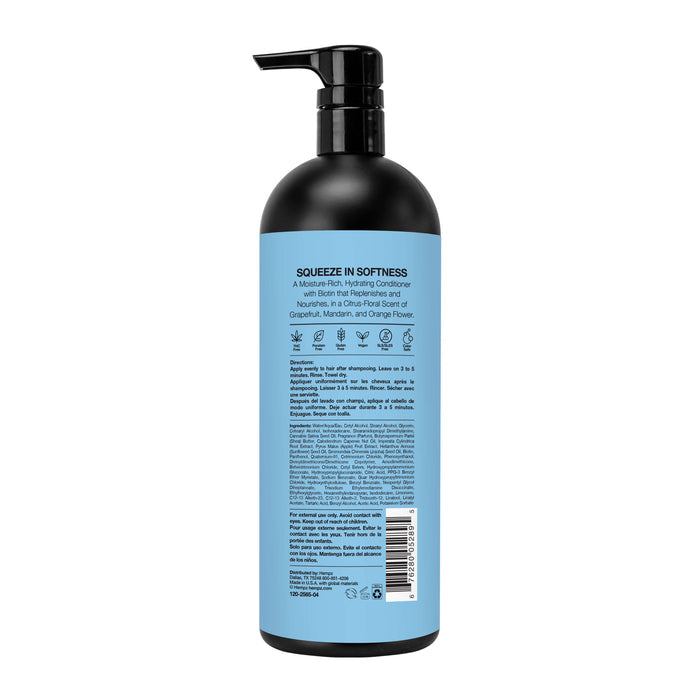 Triple Moisture Fresh Citrus Herbal Conditioner with Vegan Biotin & Shea Butter for Dry/Damaged Hair