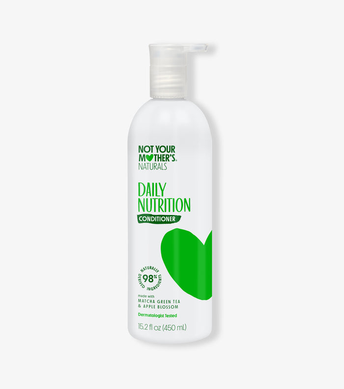NYM Daily Nutrition conditioner with matcha green tea and apple blossom ingredients.