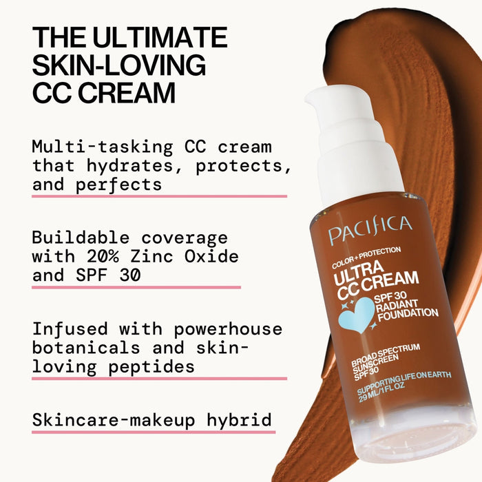 Ultra CC Cream Radiant Foundation SPF30 - Pacifica