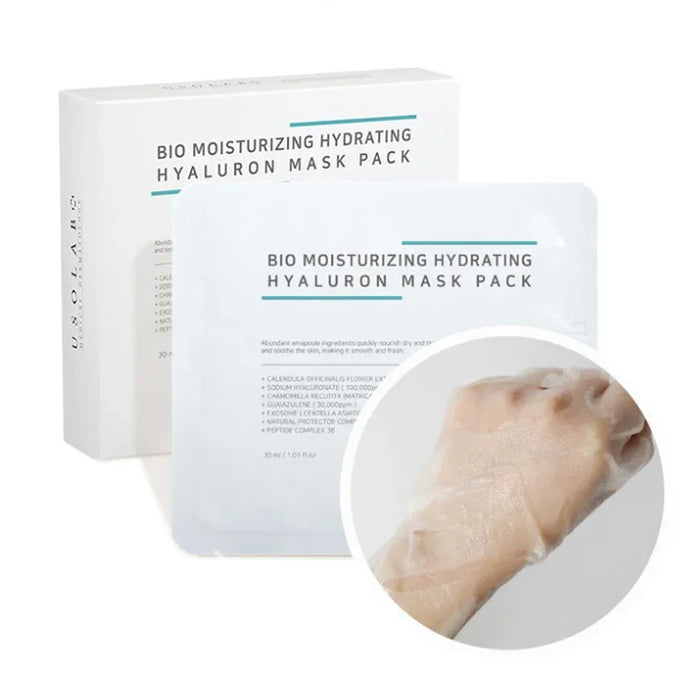 [USOLAB] Bio Moisturizing Hydrating Hyaluron Mask Pack 30ml*10EA