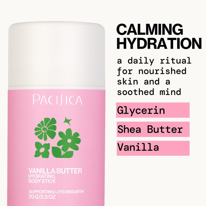 Vanilla Butter Hydrating Body Stick - Pacifica