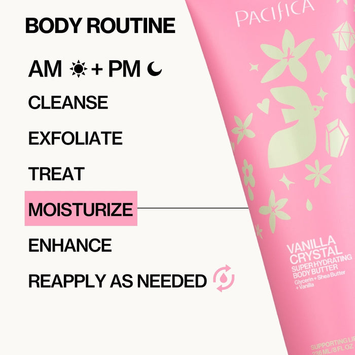 Vanilla Crystal Super Hydrating Body Butter - Pacifica