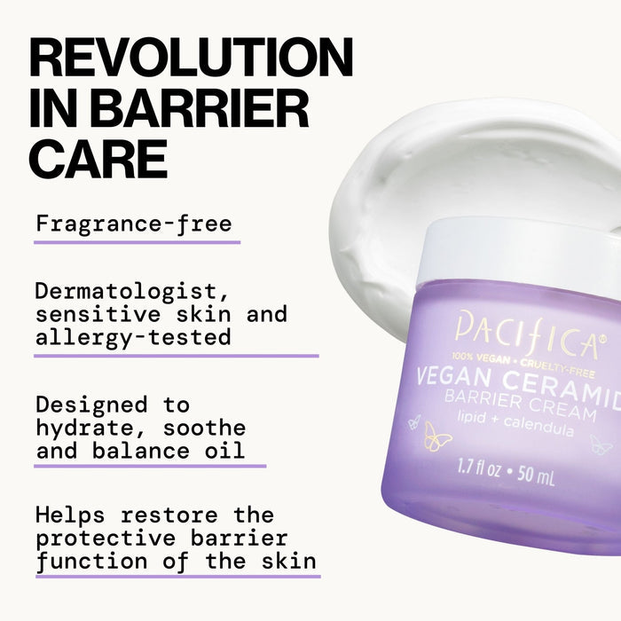 Vegan Ceramide Barrier Face Cream - Pacifica