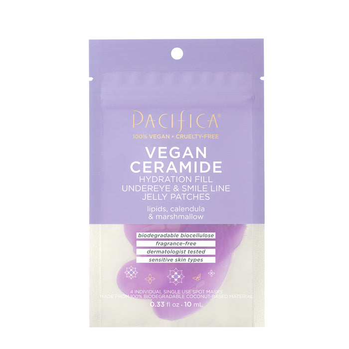 Vegan Ceramide Hydration Fill Undereye & Smile Line Jelly Patches - Pacifica