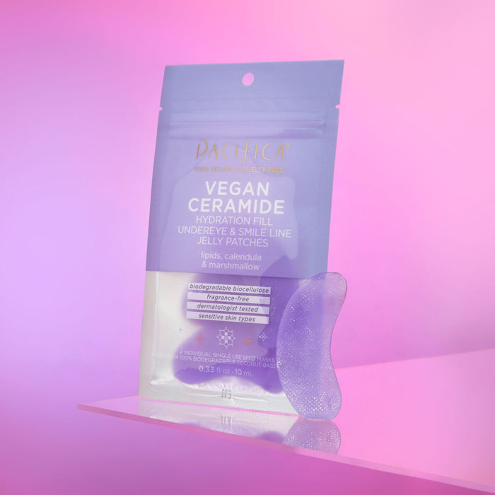 Vegan Ceramide Hydration Fill Undereye & Smile Line Jelly Patches - Pacifica