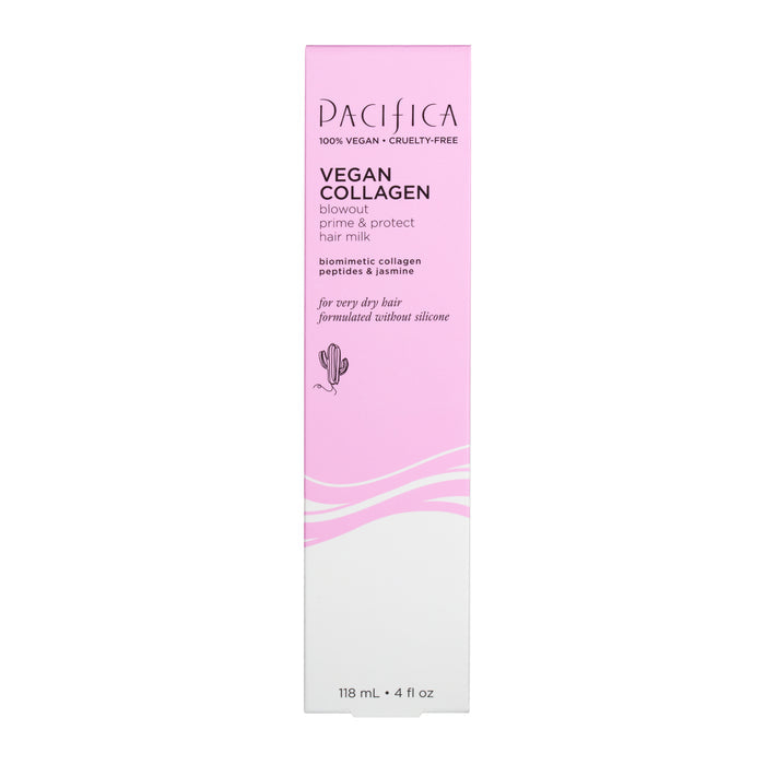 Vegan Collagen Blowout Prime & Protect Hair Milk - Pacifica