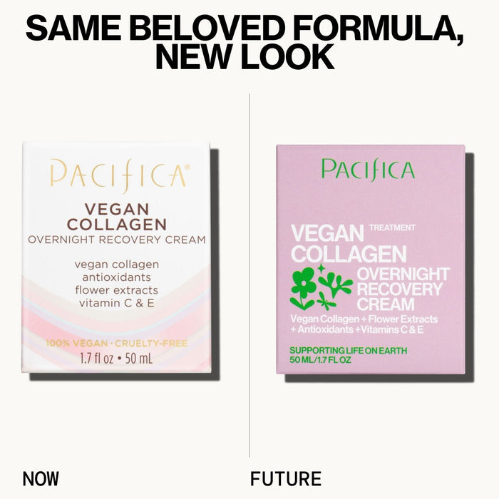 Vegan Collagen Overnight Recovery Cream - Pacifica