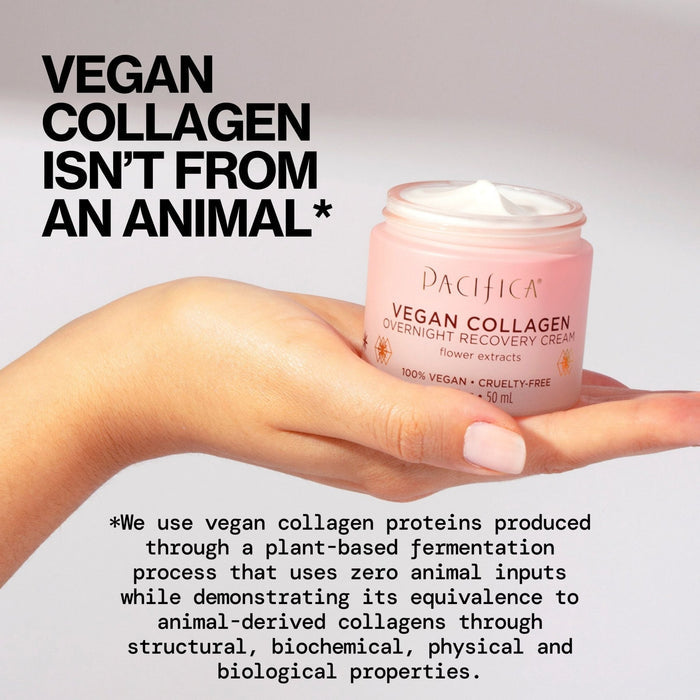Vegan Collagen Overnight Recovery Cream - Pacifica