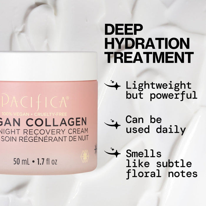 Vegan Collagen Overnight Recovery Cream - Pacifica